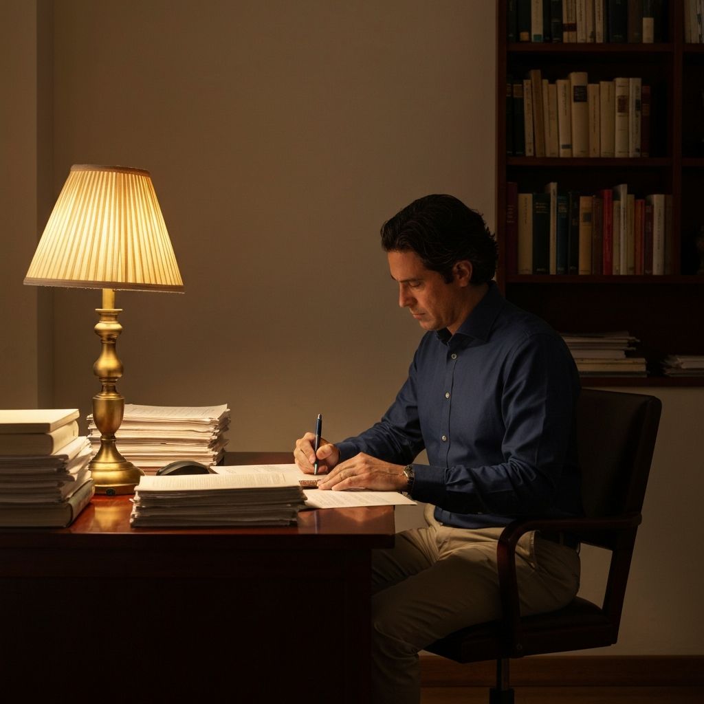 Professional workspace representing our institutional knowledge approach